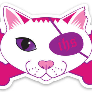 Mizz Violet Fabric Sticker (OG Logo)