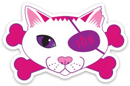 Mizz Violet Fabric Sticker (OG Logo)