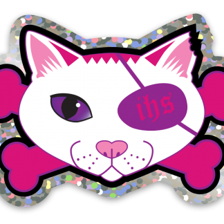 Mizz Violet Glitter Sticker (OG Logo)