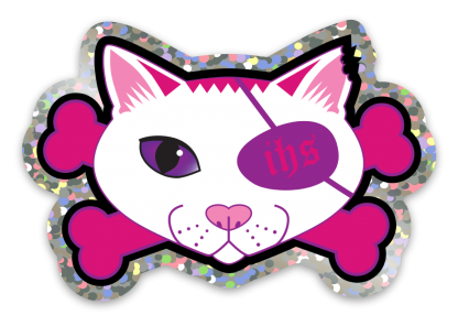 Mizz Violet Glitter Sticker (OG Logo)