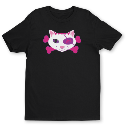 Black T-Shirt - Mizz Violet (Med OG Logo)